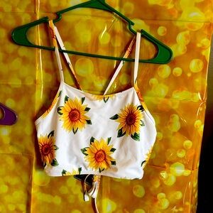 Zaful Forever young swim top